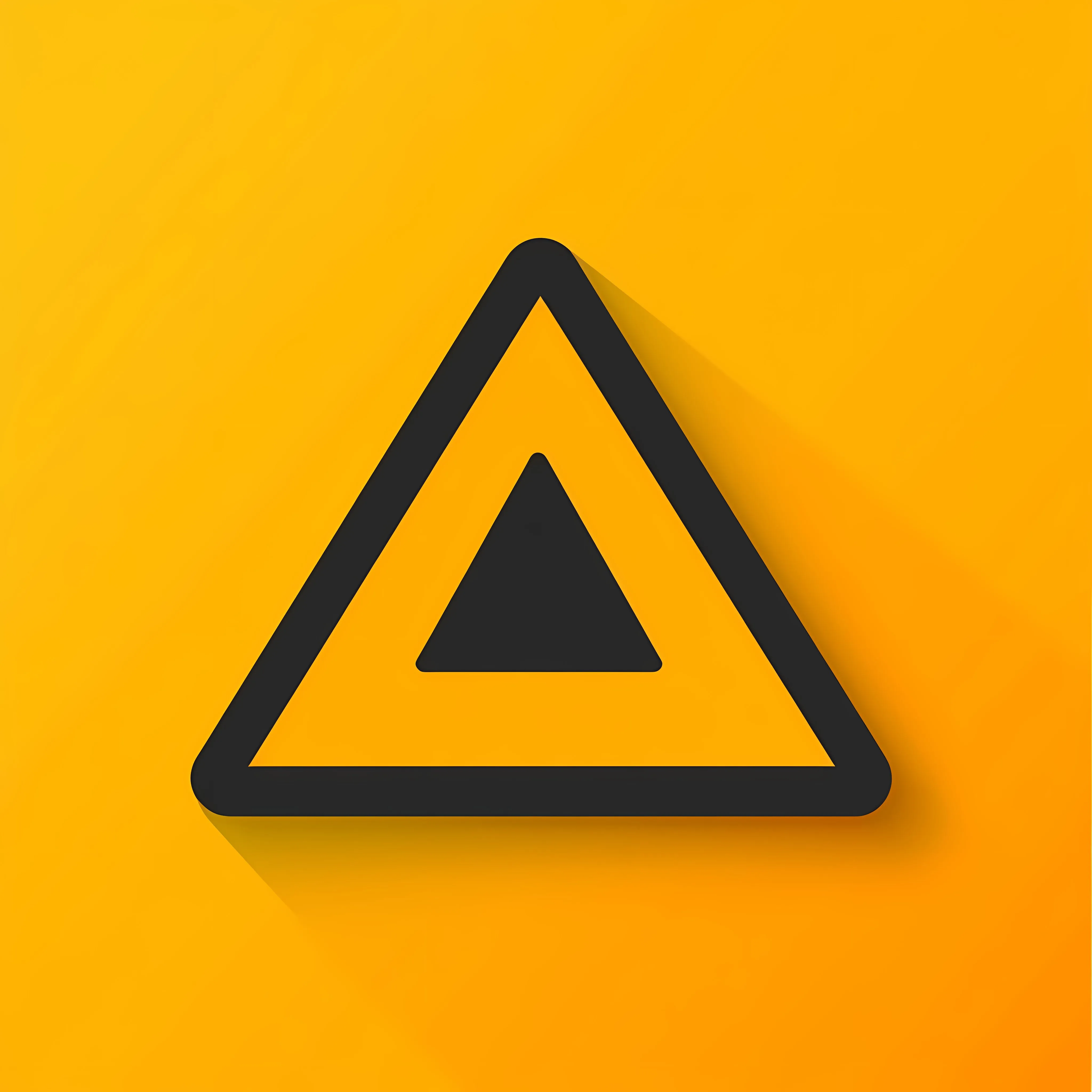 Yellow Warning Dangerous Attention Icon Vector — free download from Dotvec