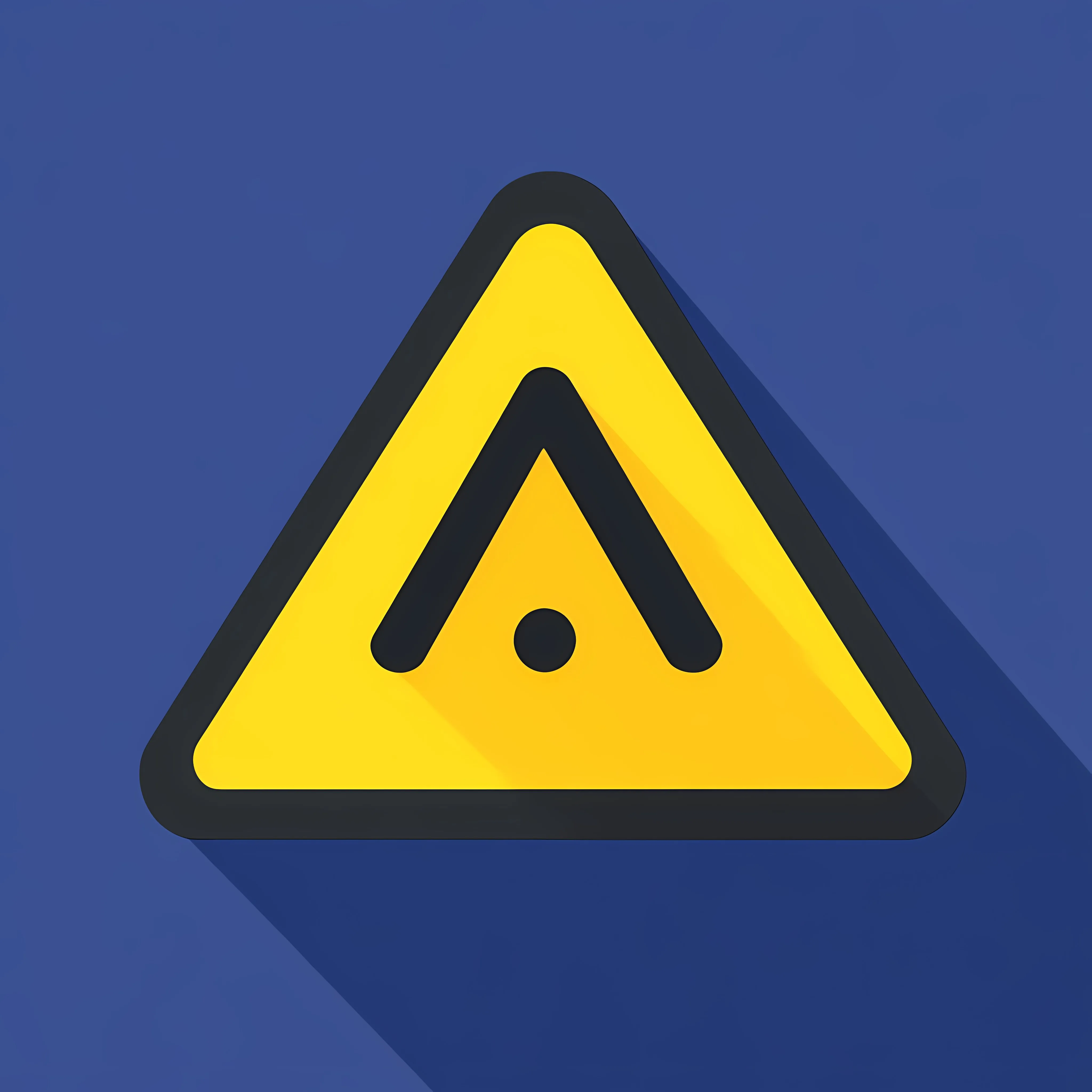 Yellow Warning Dangerous Attention Icon Vector Illustration — free download from Dotvec