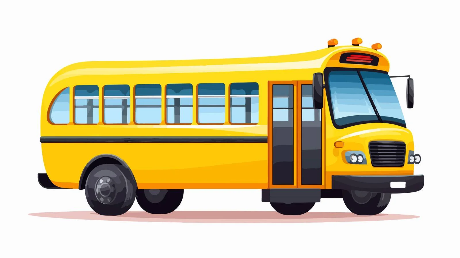Yellow School Bus in Excellent Condition — free download from Dotvec