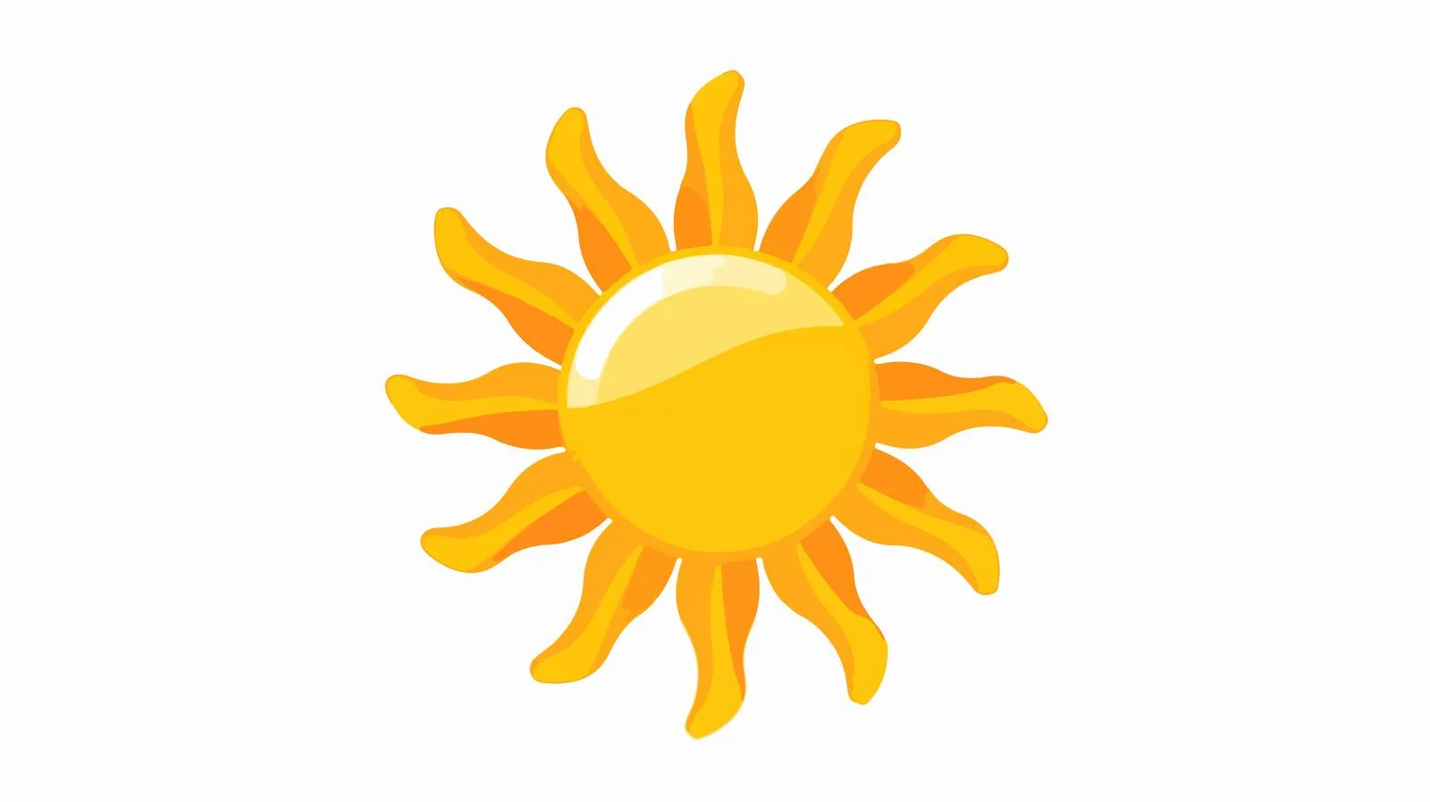 Simple Sun Cartoon Icon Design — free download from Dotvec