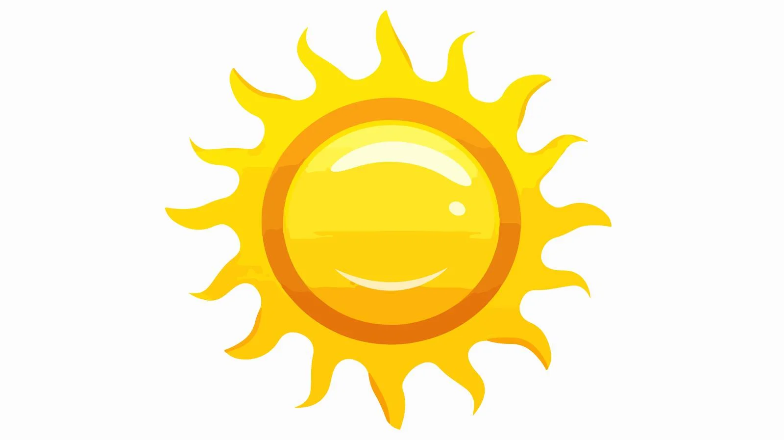 Cartoon Sun Icon Design — free download from Dotvec