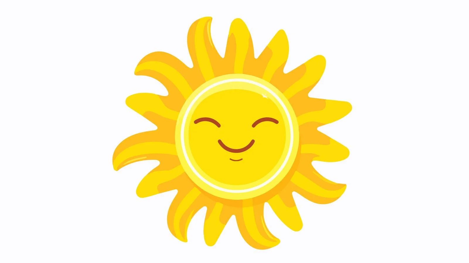Yellow Sun Icon Design — free download from Dotvec