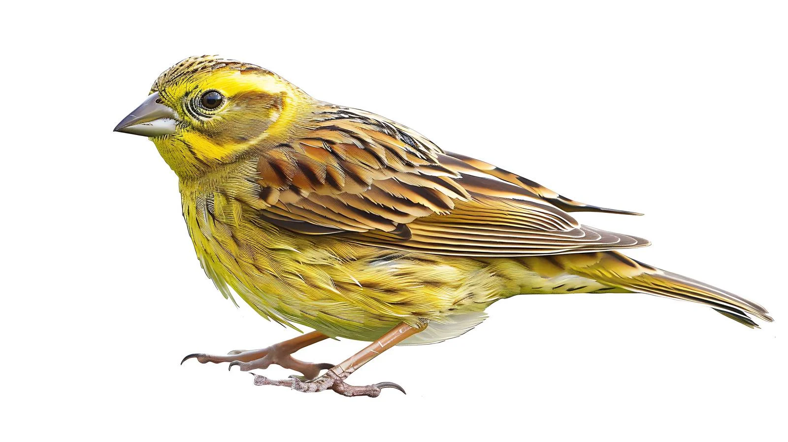 Yellowhammer Bird on White Background — free download from Dotvec