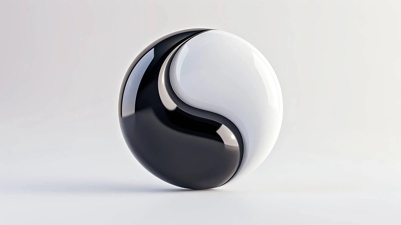 Harmony Yin Yang Symbol on White — free download from Dotvec