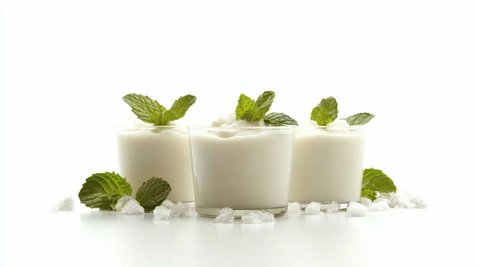 Traditional Yogurt Drink on White Background — free download from Dotvec