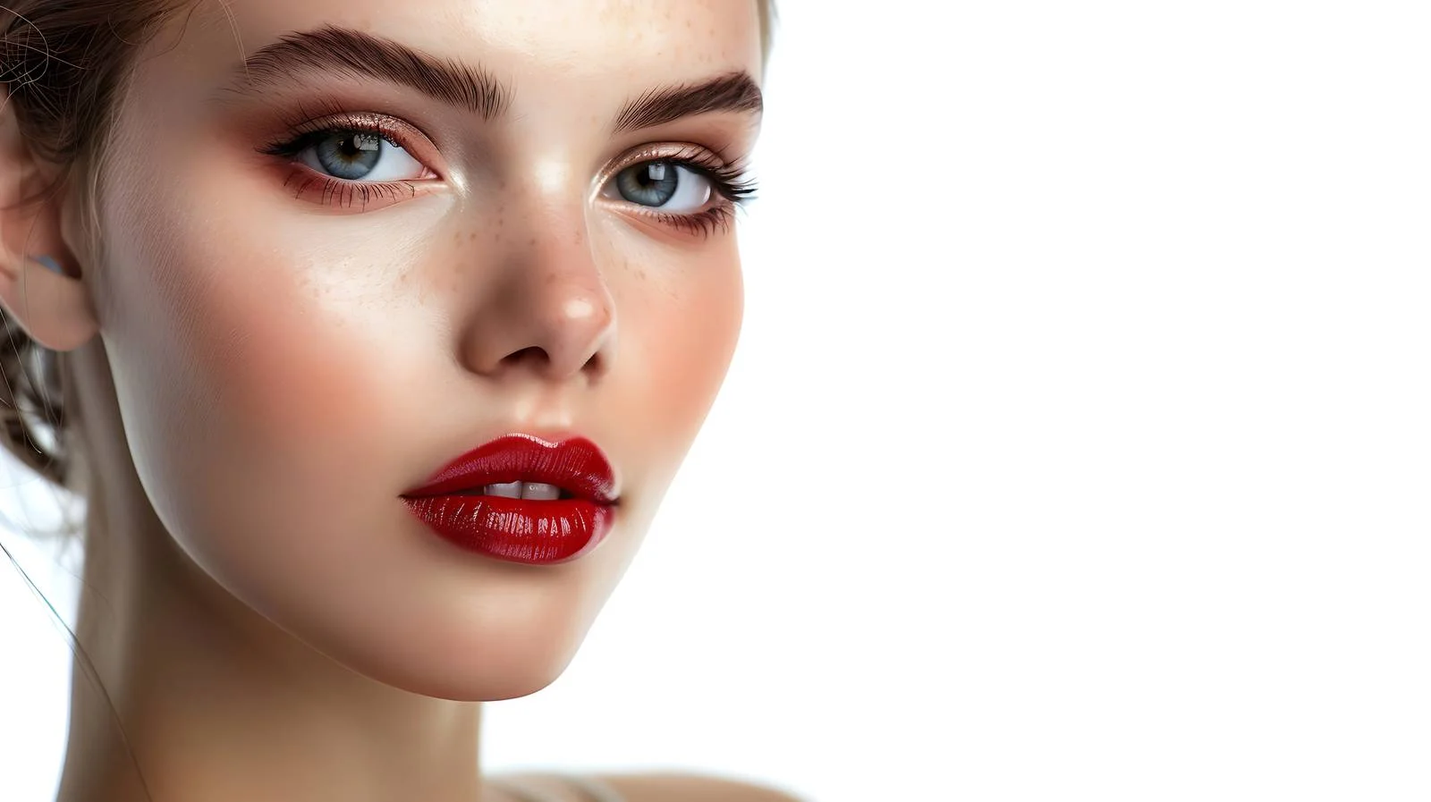 Elegant Girl Beauty Portrait Isolated — free download from Dotvec