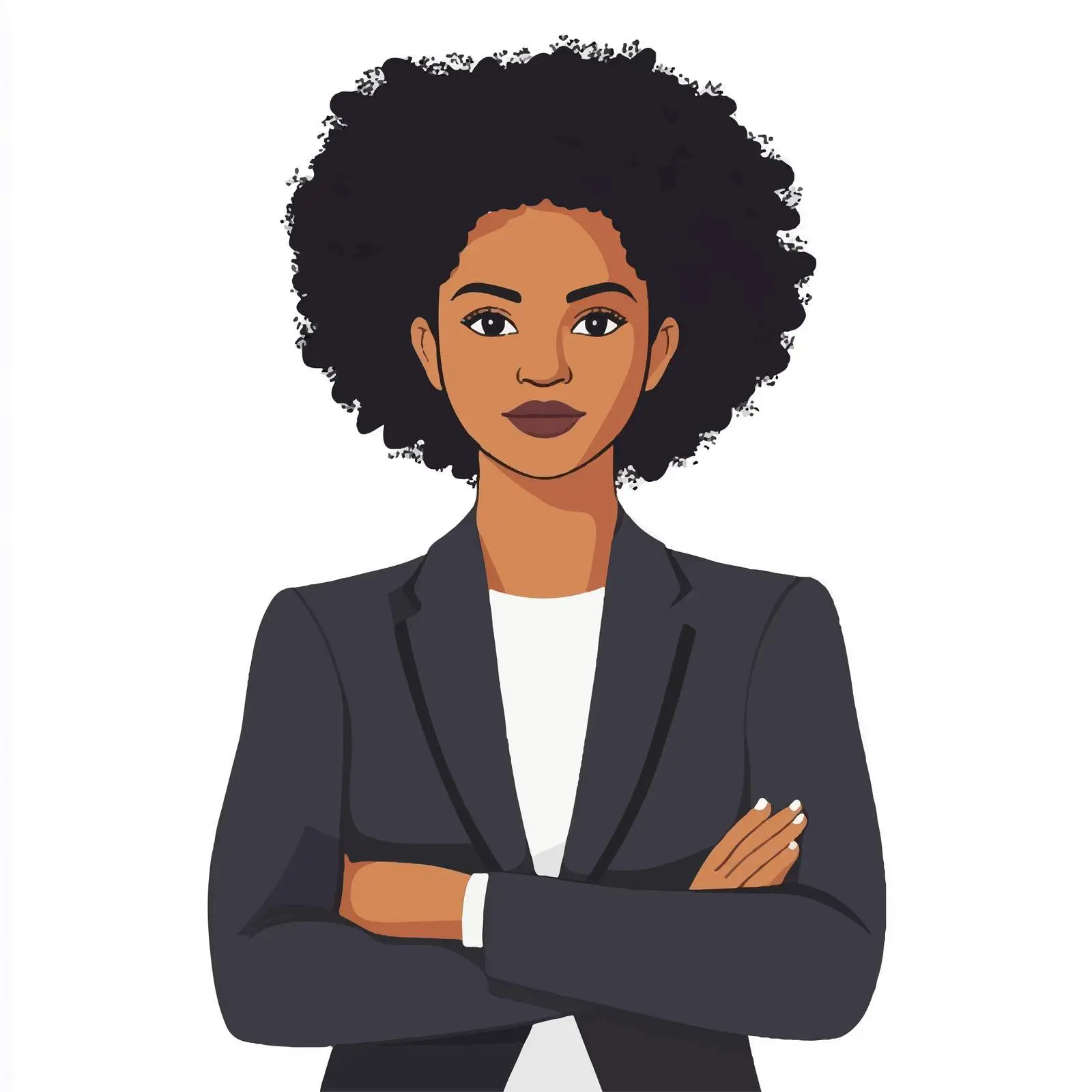 Confident Black Woman in Business Attire — free download from Dotvec
