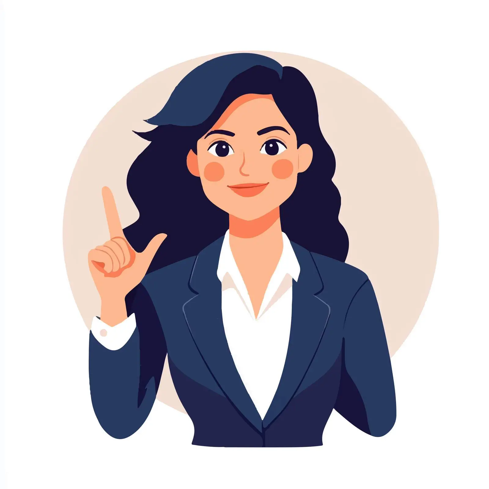 Young Business Woman Gesturing OK Sign — free download from Dotvec