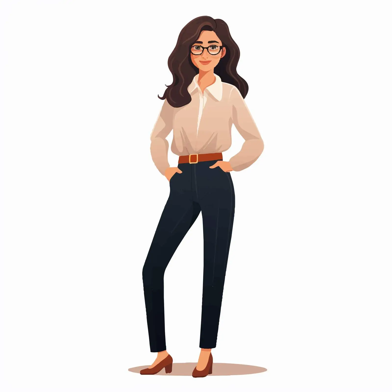 Modern Young Businesswoman Entrepreneur Vectors – free digital age image from Dotvec