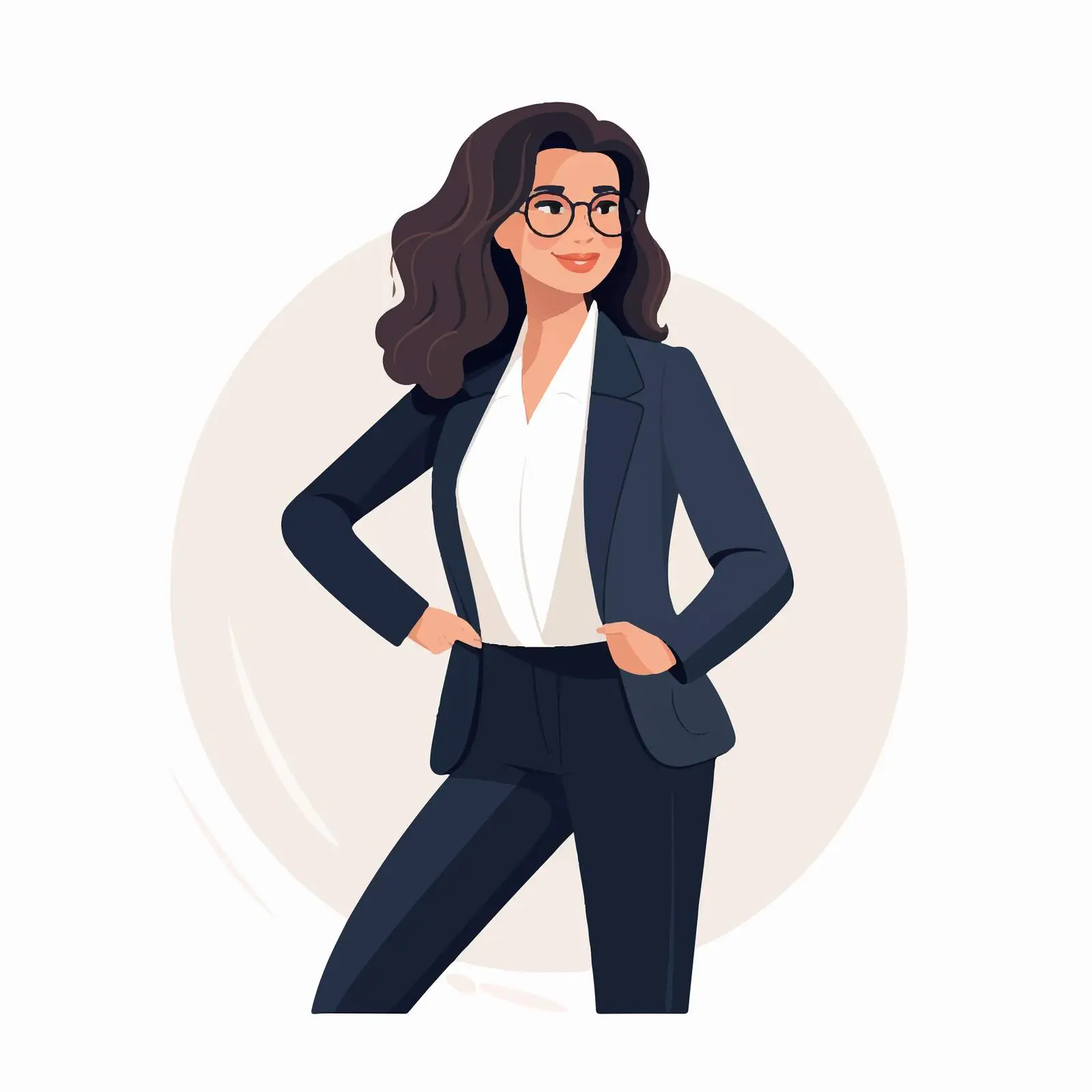 Modern Female Entrepreneur Vector Design — free download from Dotvec