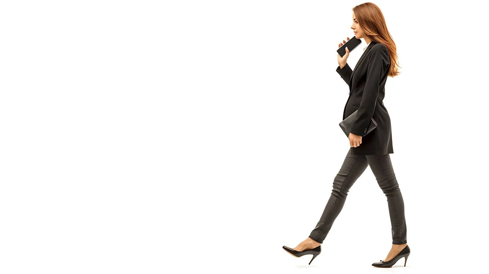 Professional Businesswoman Multitasking Image — free download from Dotvec