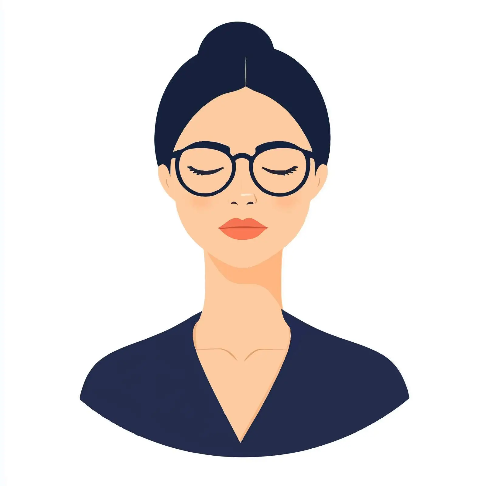 Professional Young Business Woman Vector Illustration — free download from Dotvec
