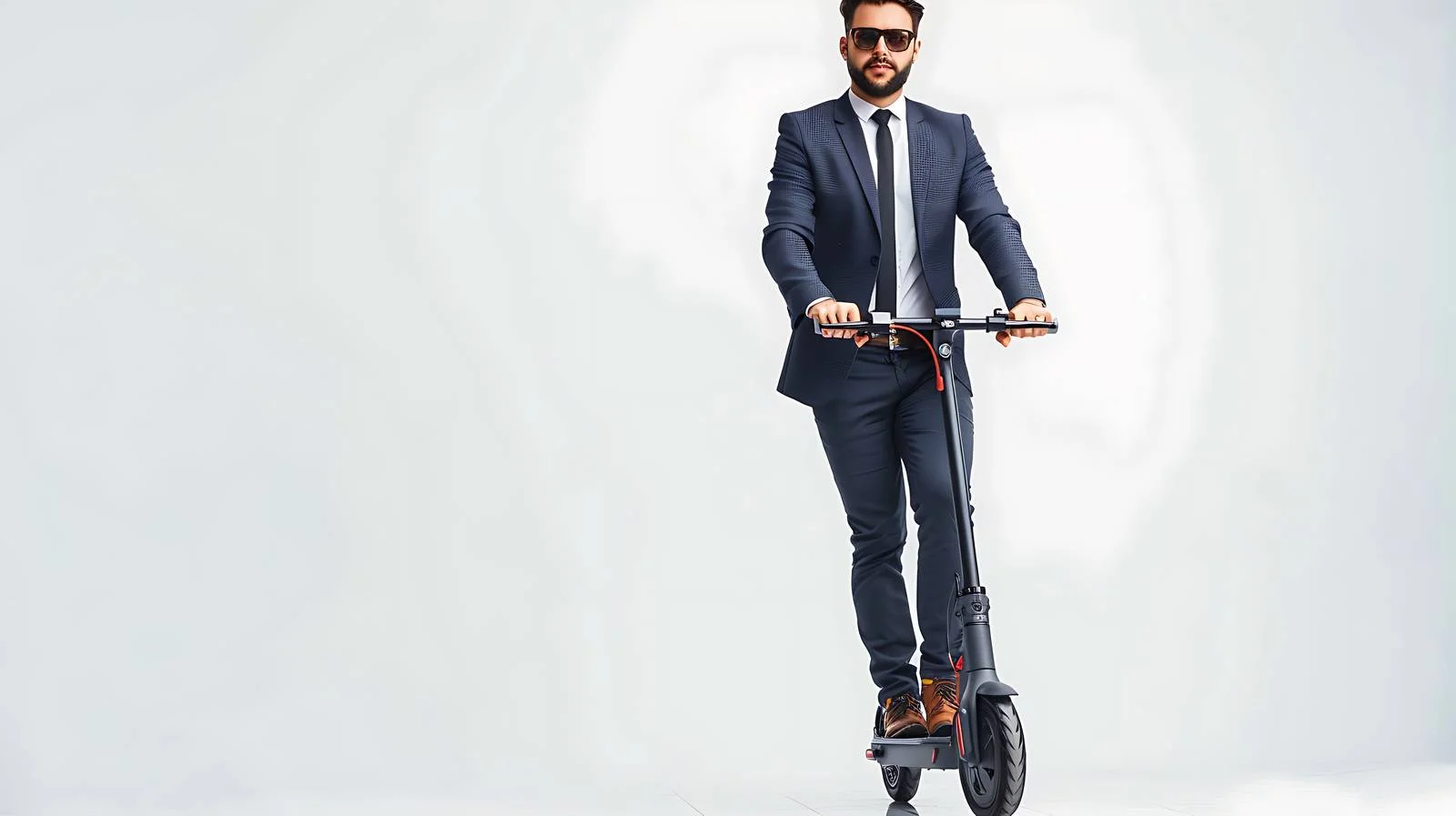 Urban Commuter on E-Scooter — free download from Dotvec