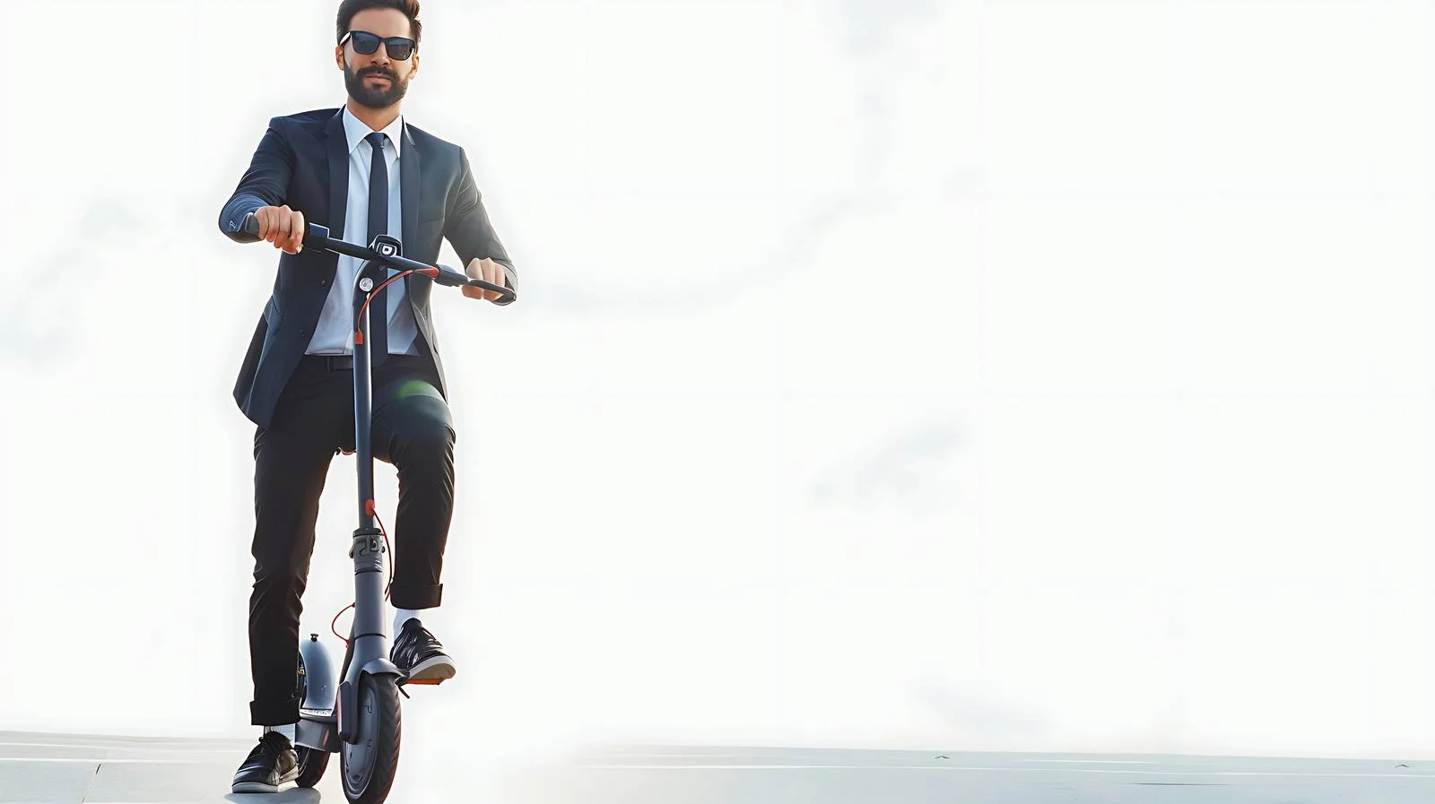 Urban Commute on E-Scooter — free download from Dotvec