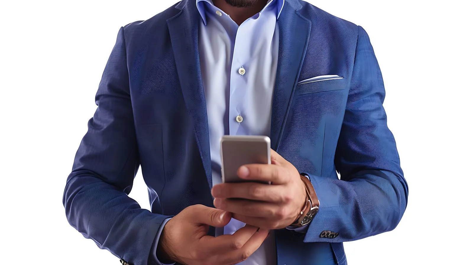 Professional Young Businessman in Blue Suit — free download from Dotvec