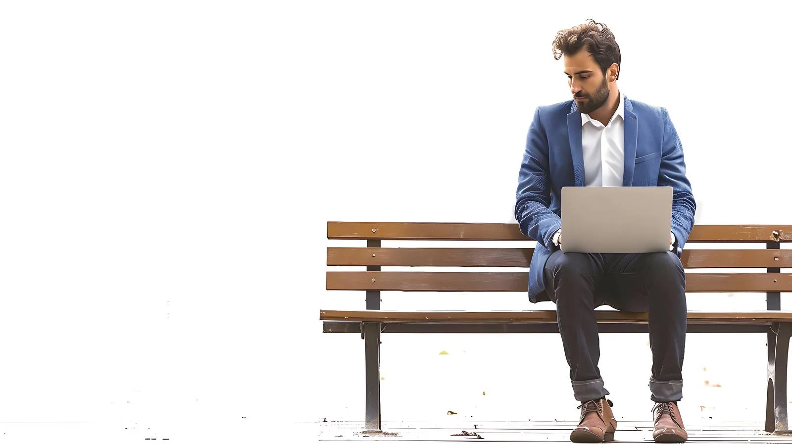 Professional Young Businessman in Blue Suit — free download from Dotvec