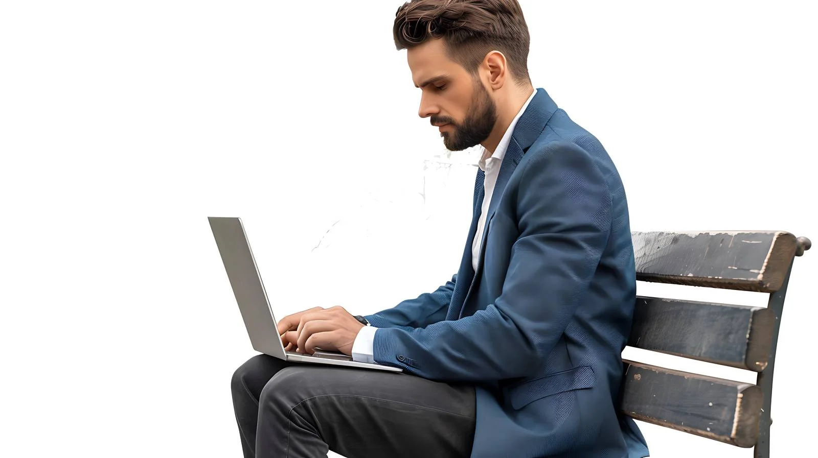 Professional Young Businessman in Blue Suit — free download from Dotvec