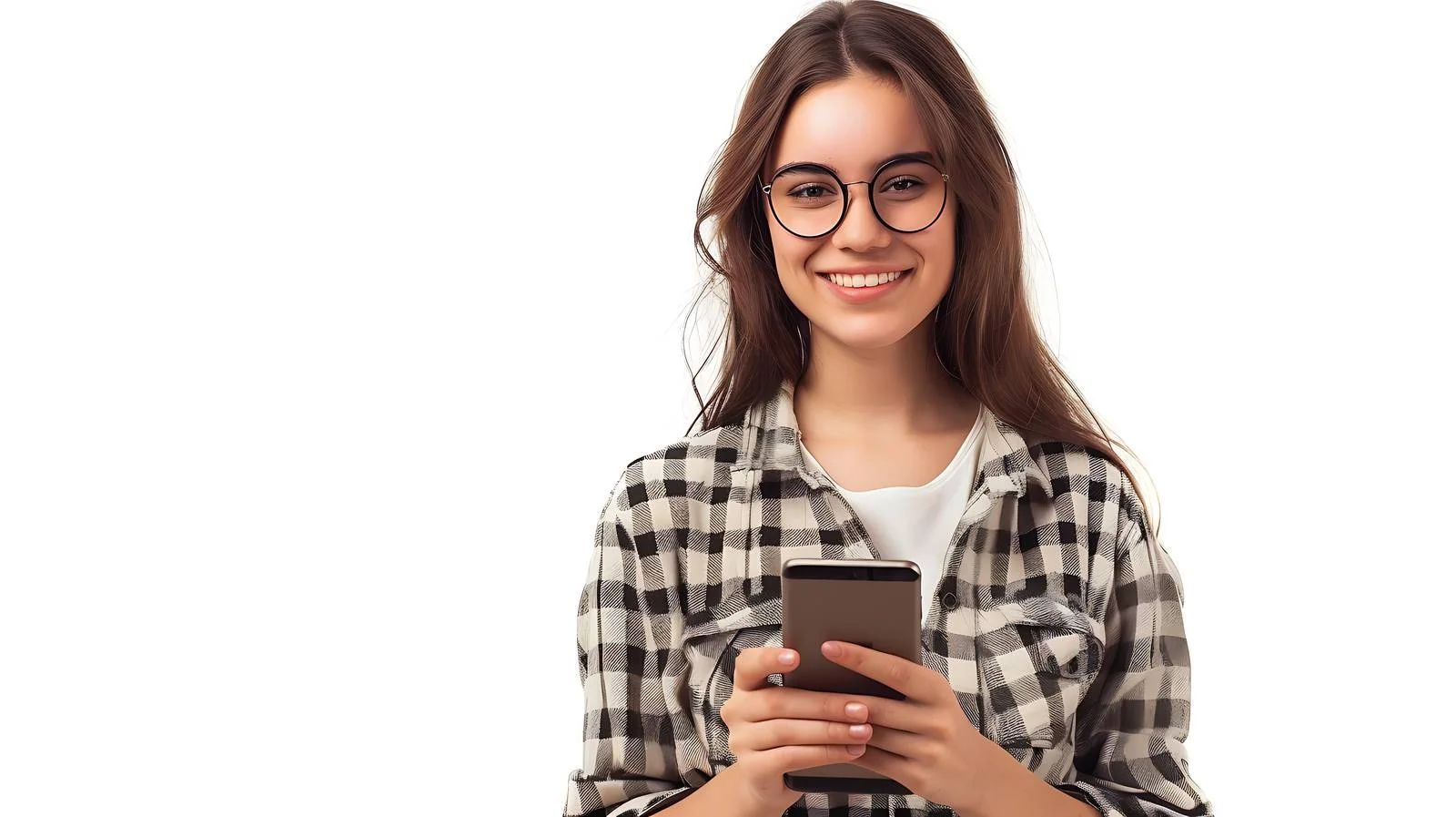 Professional Businesswoman Using Smartphone — free download from Dotvec