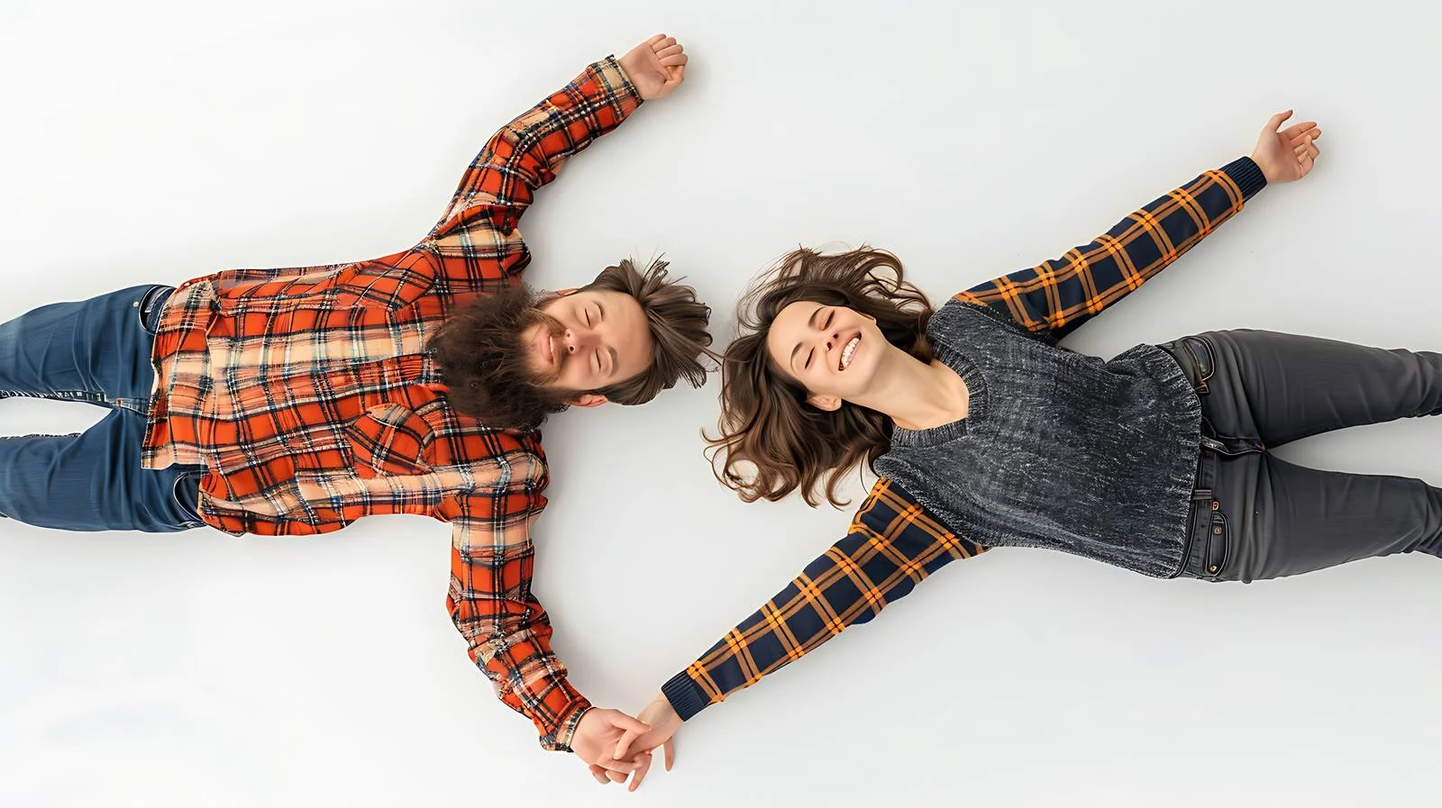 Romantic Couple Overhead View — free download from Dotvec