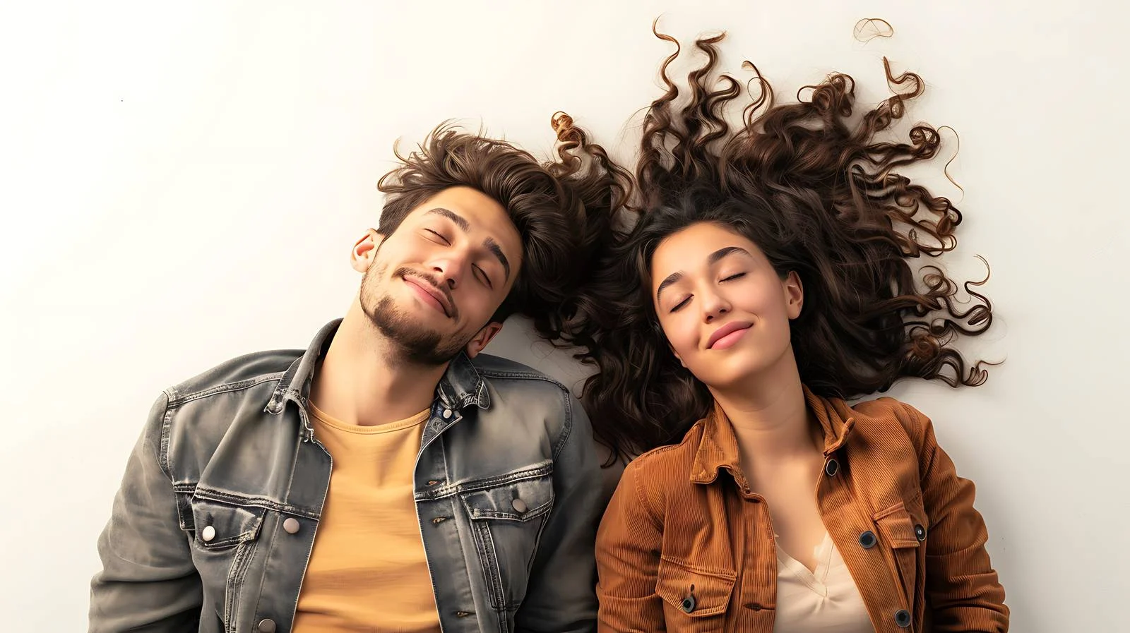 Serene Couple Lying Down View — free download from Dotvec