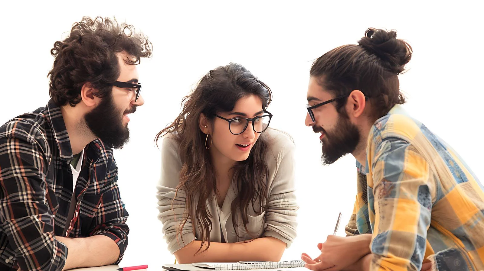 Collaborative Young Professionals at Work — free download from Dotvec
