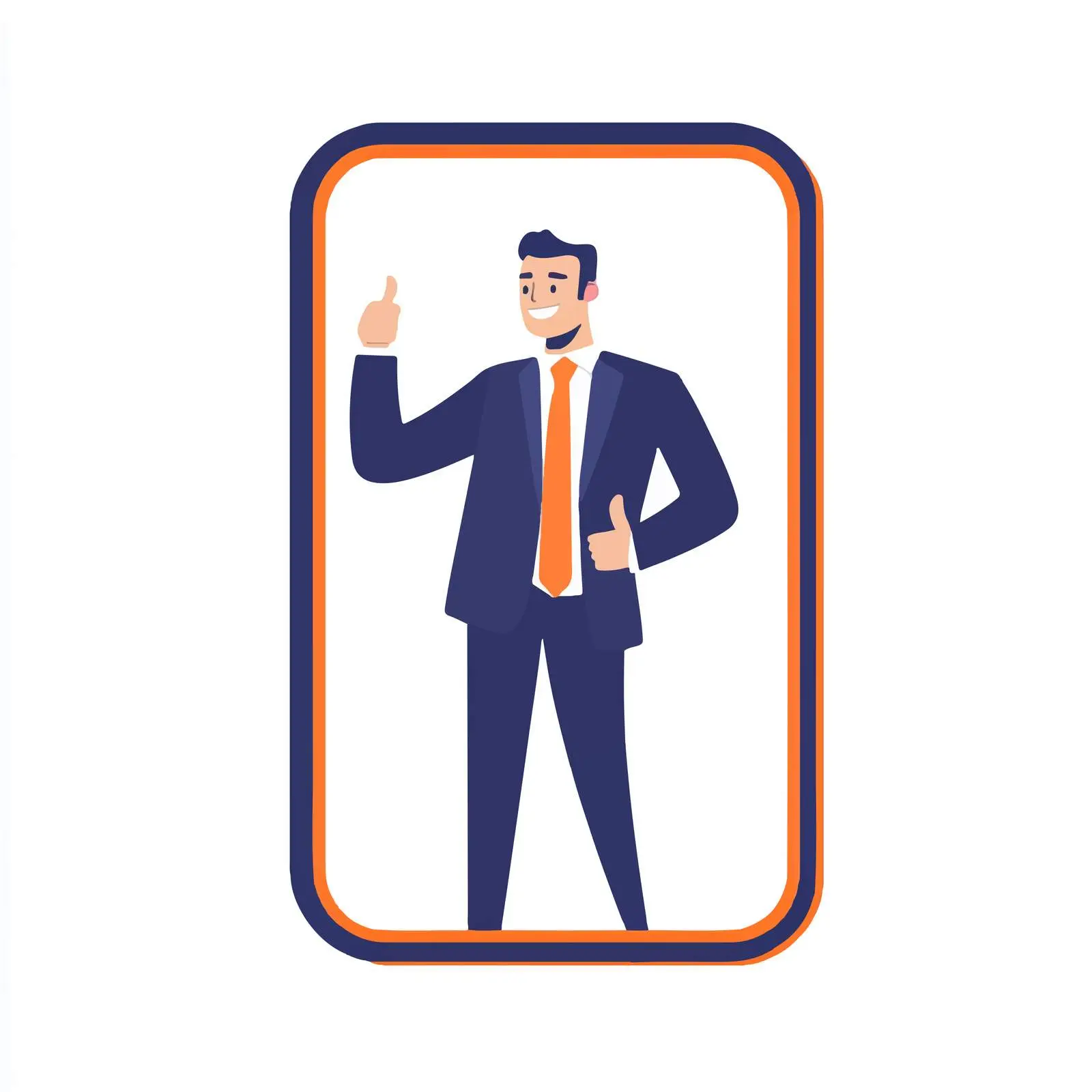 Excited Businessman in Formal Attire — free download from Dotvec