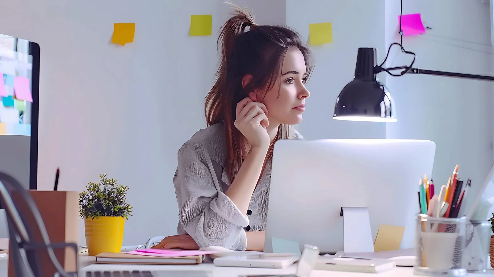 Creative Female Designers Working in Office — free download from Dotvec