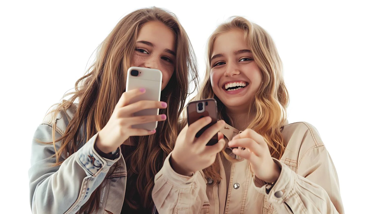 Young Friends Taking Photos Together — free download from Dotvec