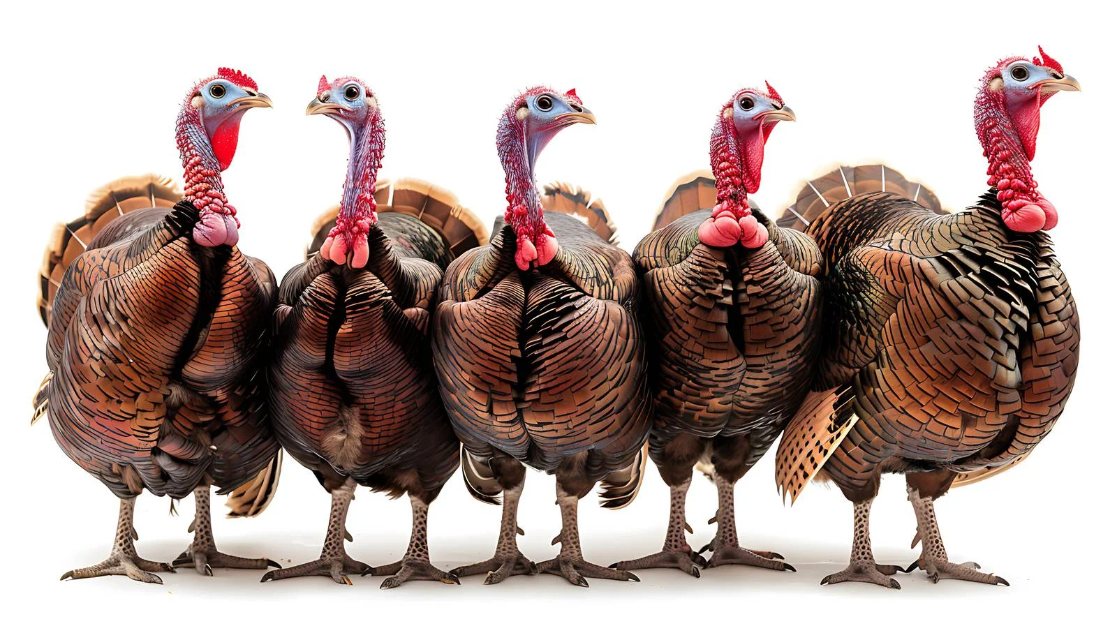 Juvenile turkeys roam freely on rural farmstead — free download from Dotvec