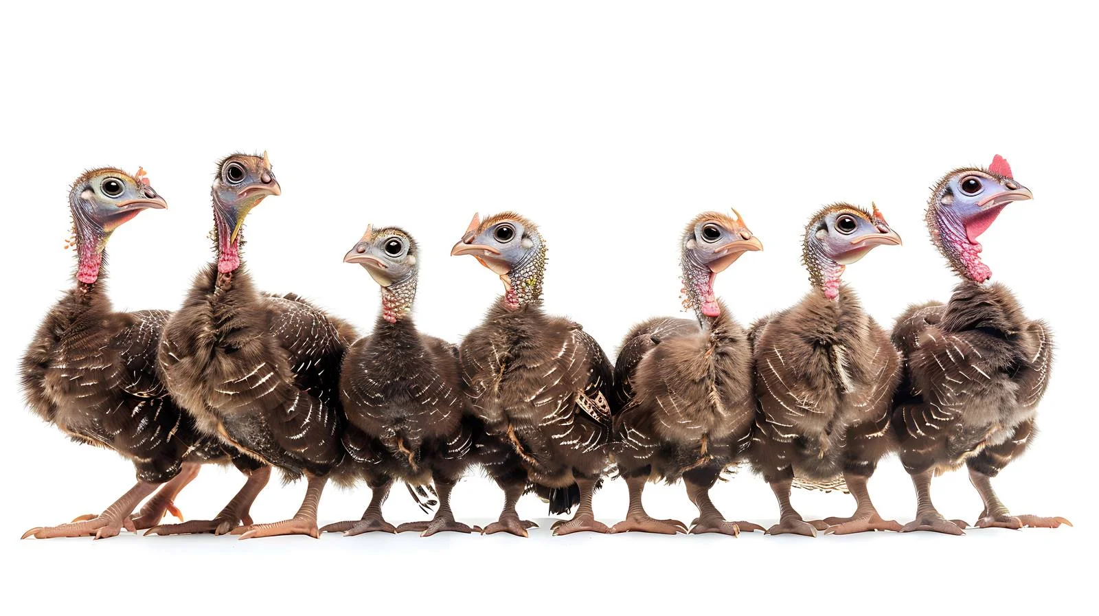 Young Turkeys on Rural Farm — free download from Dotvec