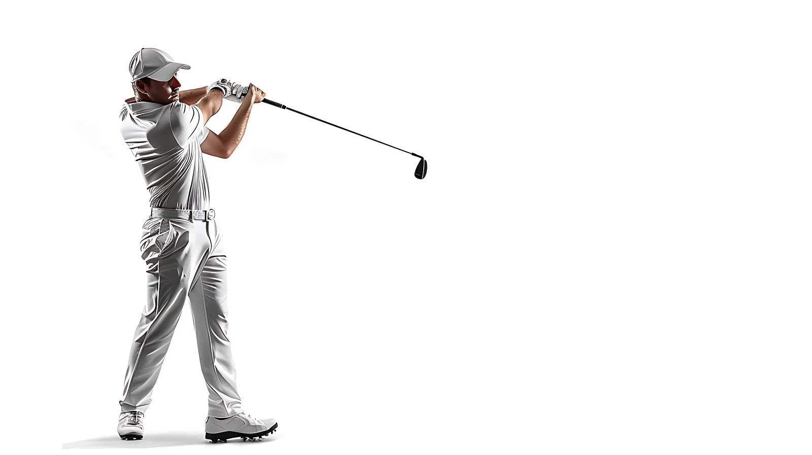 Teeing off on par three course — free download from Dotvec