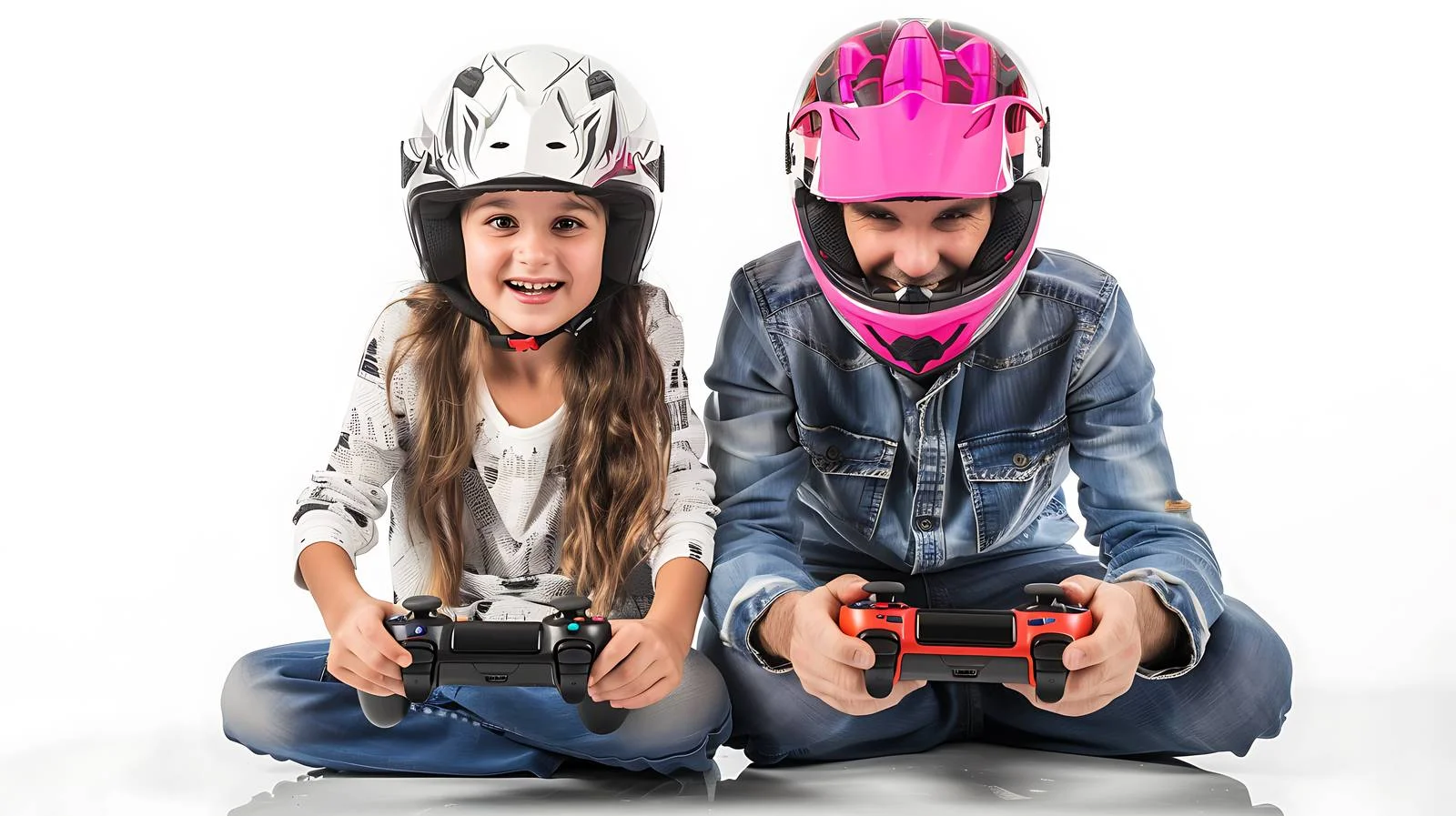 Dynamic Duo Riding Bike Together — free download from Dotvec