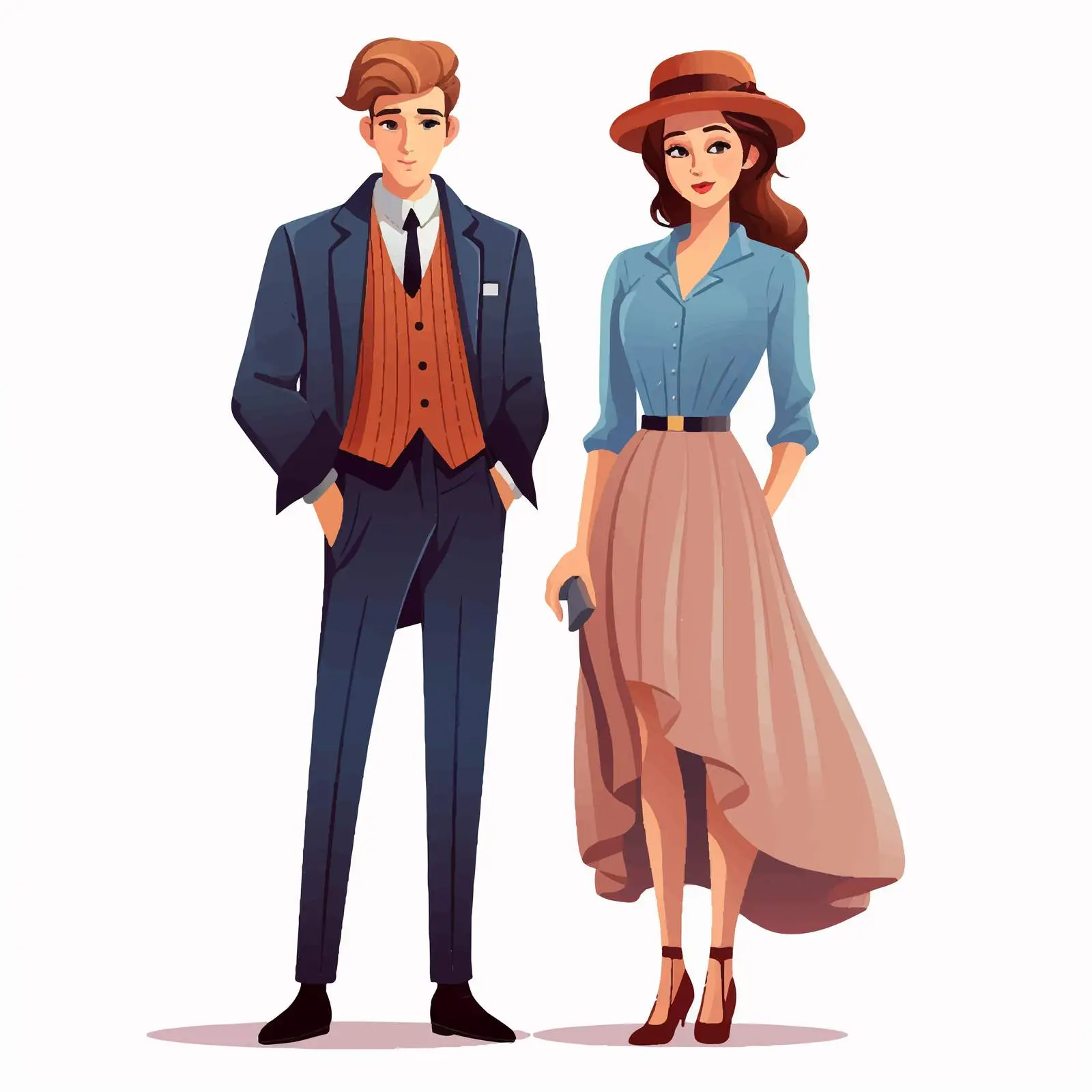Elegant Couple in Formal Attire — free download from Dotvec