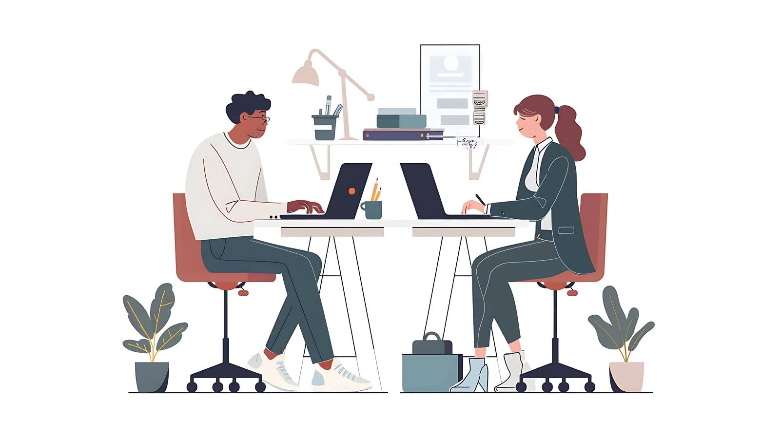 Collaborative Office Project Management Team — free download from Dotvec