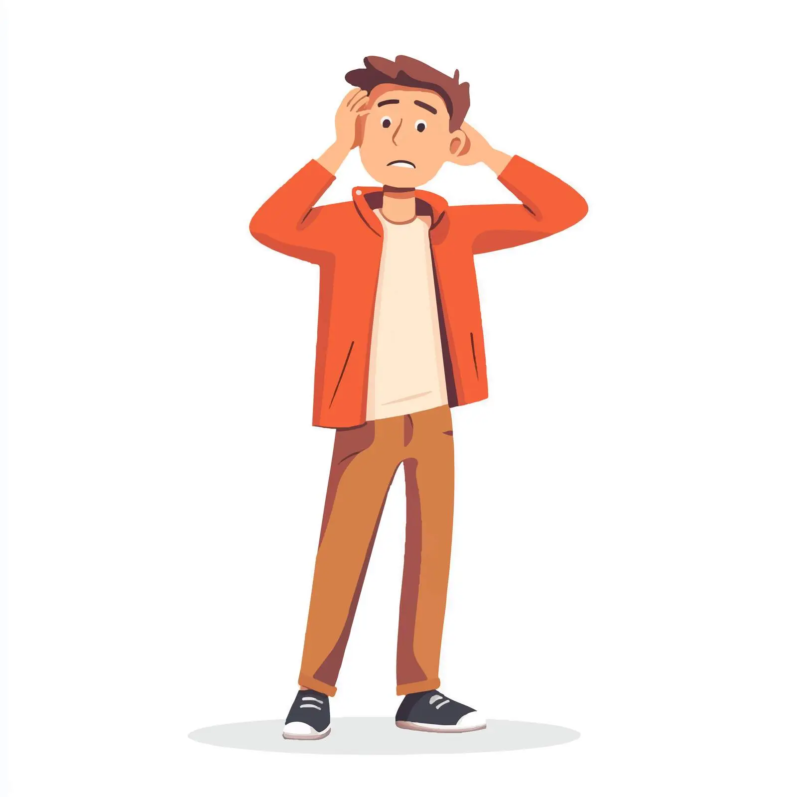Confused Young Man in Casual Wear – free confusion image from Dotvec