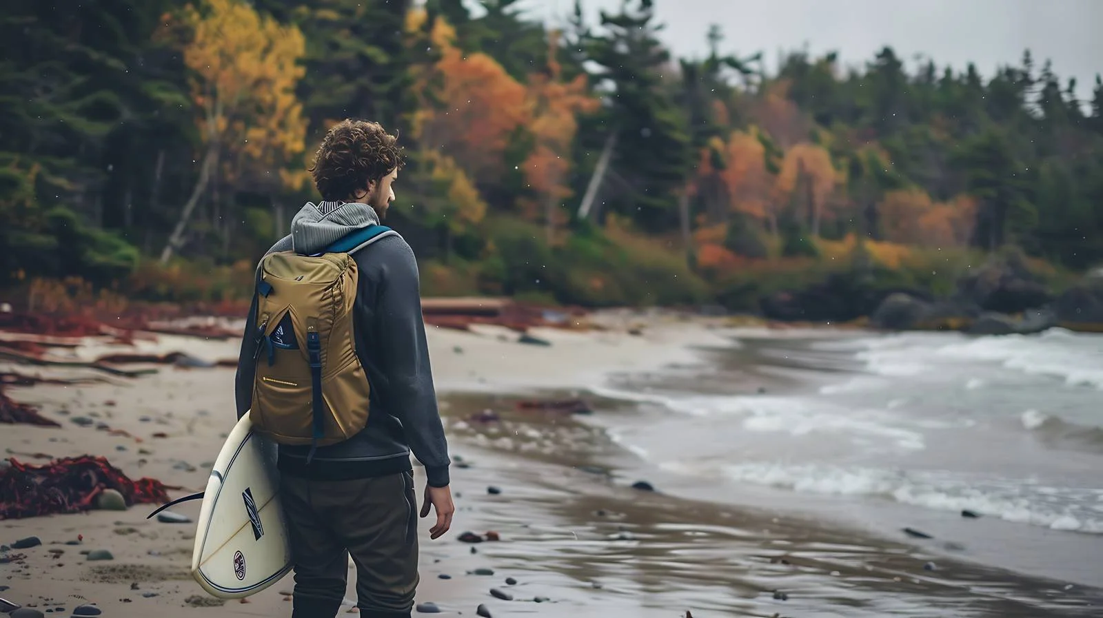 Adventure Seeker Explores Nova Scotia's Surf — free download from Dotvec