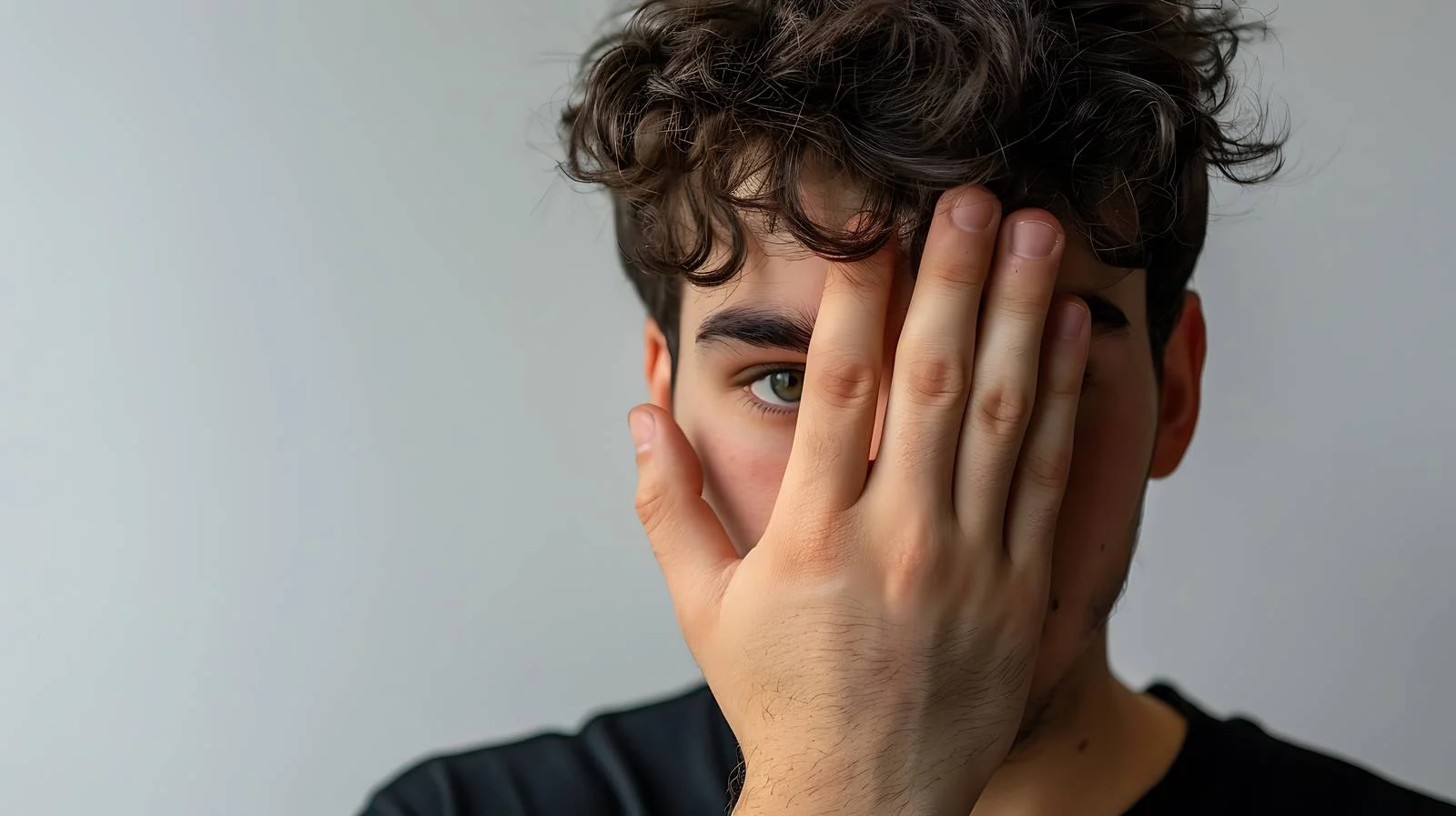 Thoughtful Young Man Isolated — free download from Dotvec