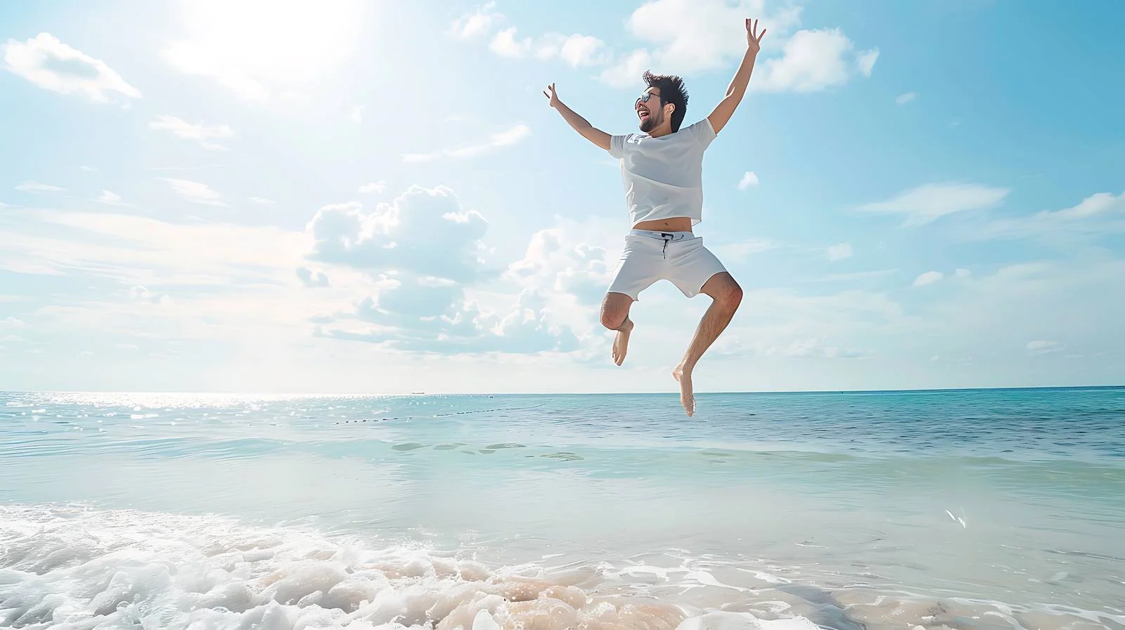 Energetic Beach Jumping — free download from Dotvec