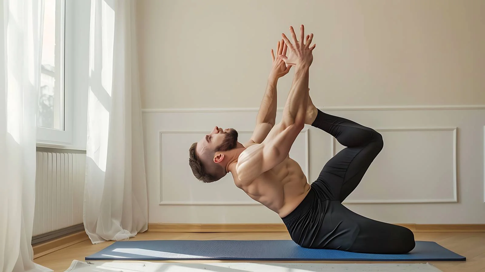 Abdominal Exercises on Yoga Mat — free download from Dotvec