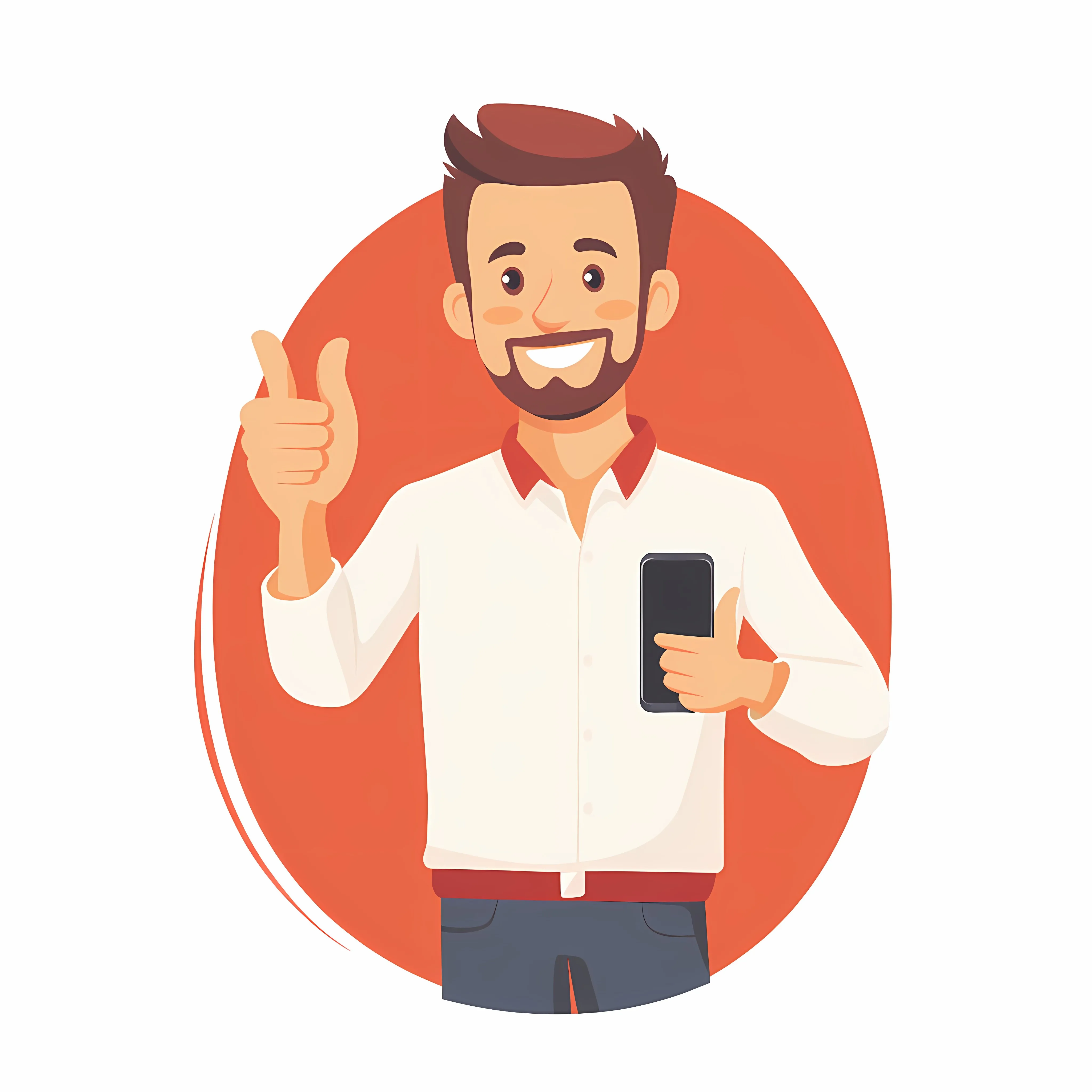 Positive Young Man Showcasing New Brand – free business man image from Dotvec