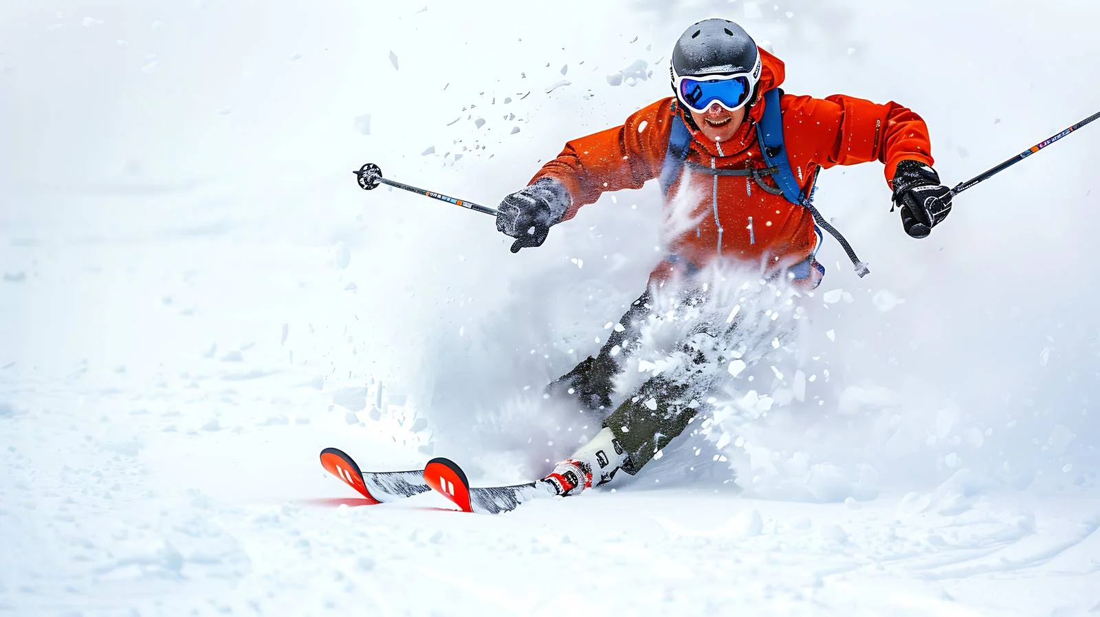 Thrilling Ski Adventure in Deep Utah Snow — free download from Dotvec