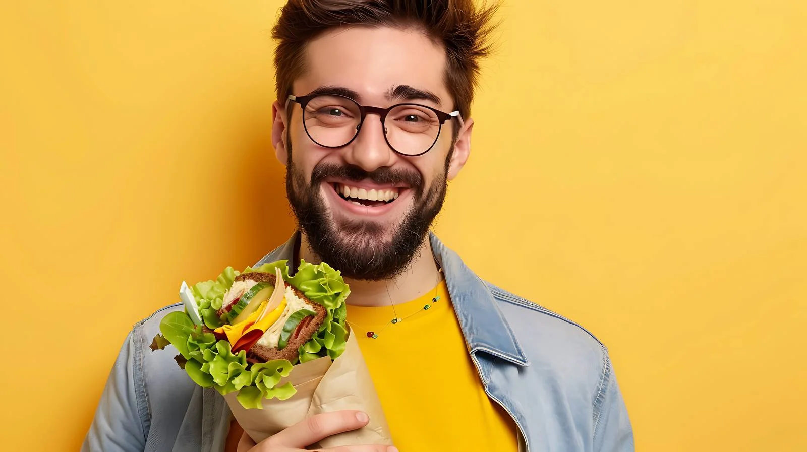 Gourmet Sandwich Enjoyment — free download from Dotvec