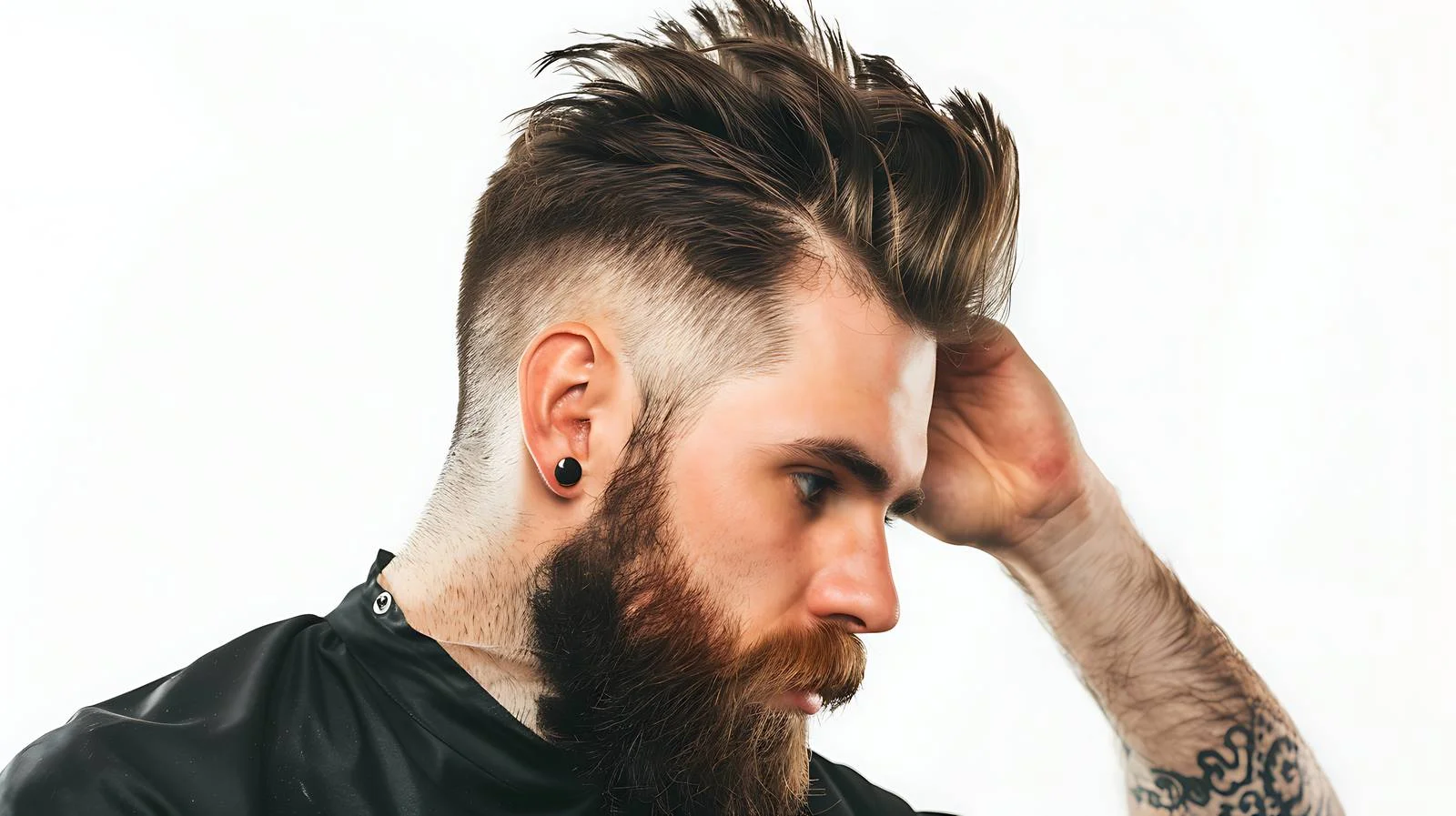 Modern Haircut at Barber Shop — free download from Dotvec