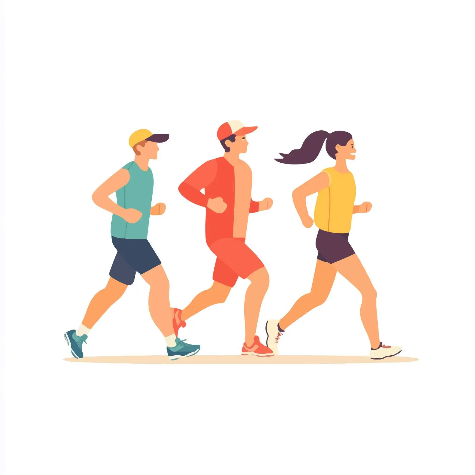 Active Young People in Sportswear — free download from Dotvec