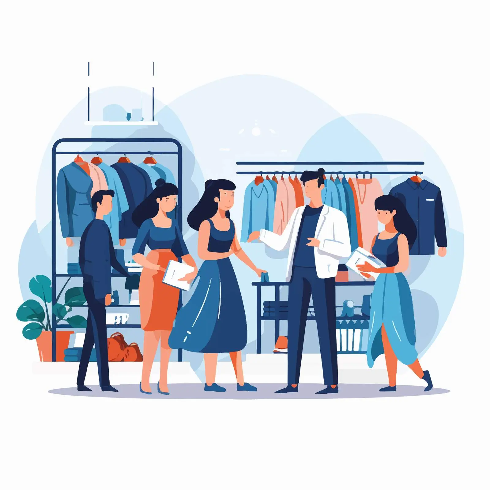 Young People Shopping in Fashion Retail Store – free spending image from Dotvec