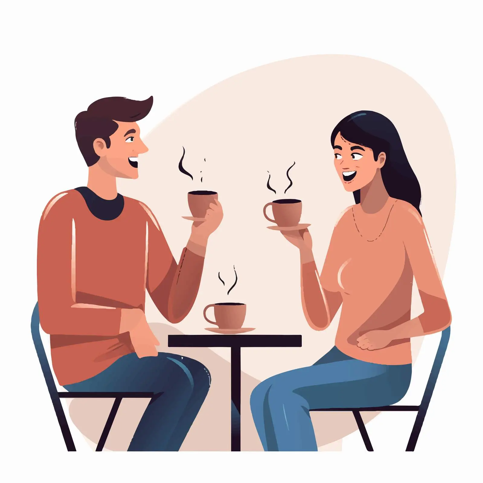 Young People Enjoying Coffee Break Together — free download from Dotvec