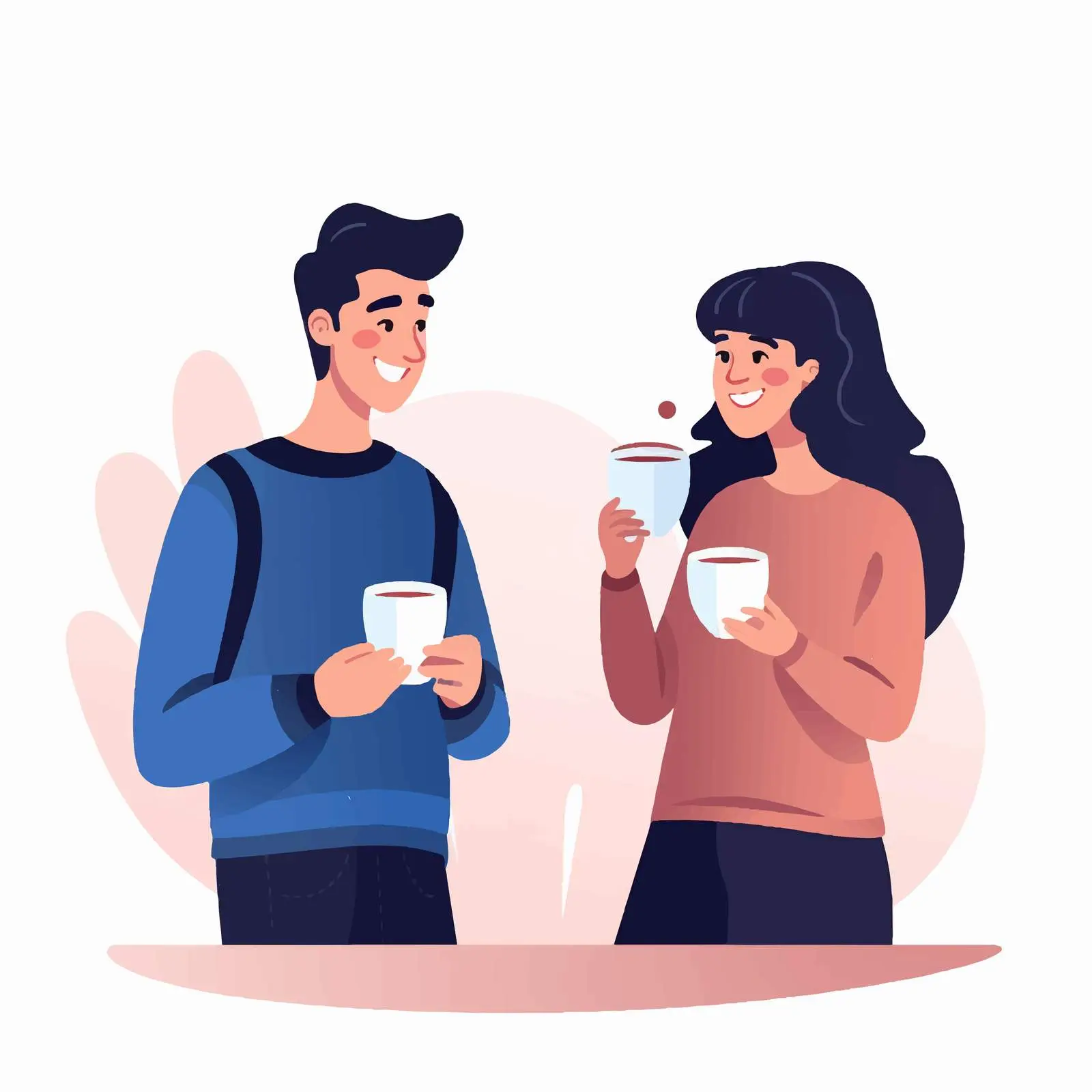 Young People Enjoying Coffee Break Conversations — free download from Dotvec