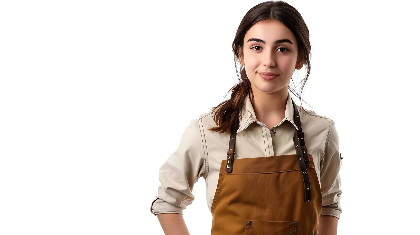 Confident Prairie Woman with Hands on Hips — free download from Dotvec