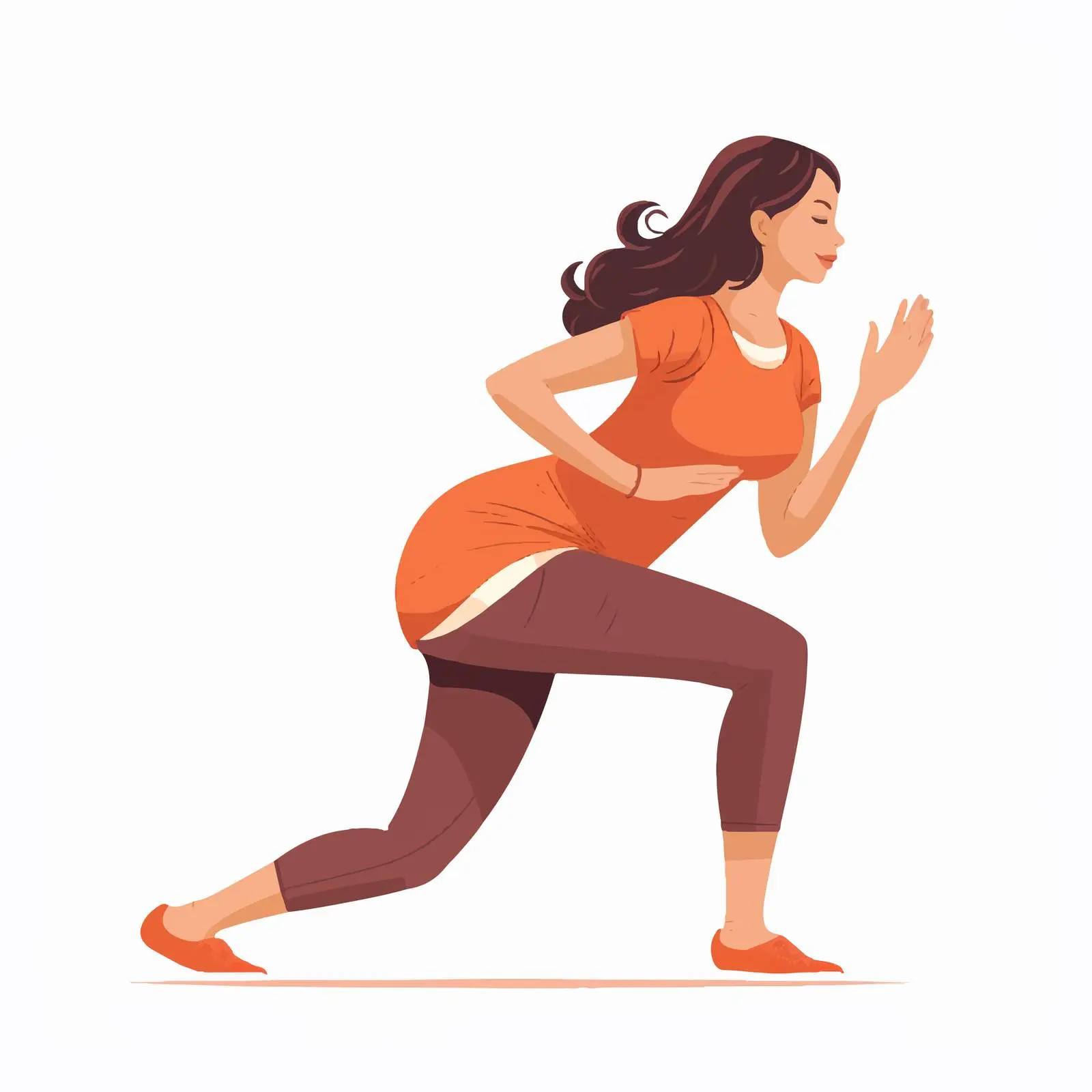 Pregnant Woman Practicing Yoga and Stretching — free download from Dotvec