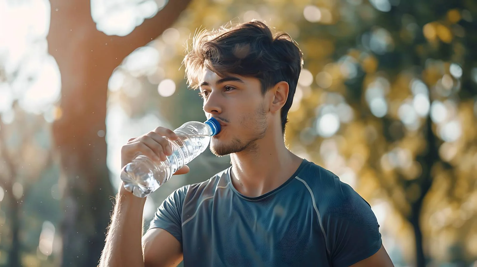 Hydrating Post-Run Athlete — free download from Dotvec